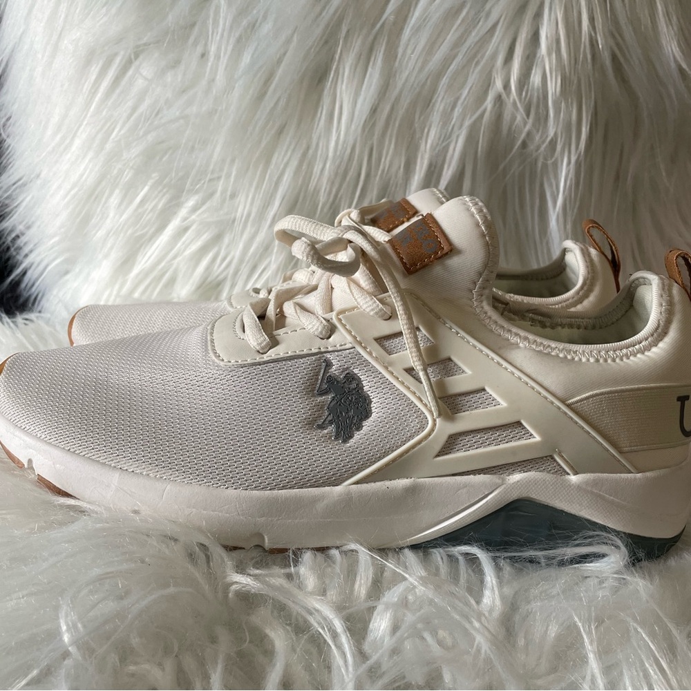 U.S. Polo Assn. Cream Sneakers